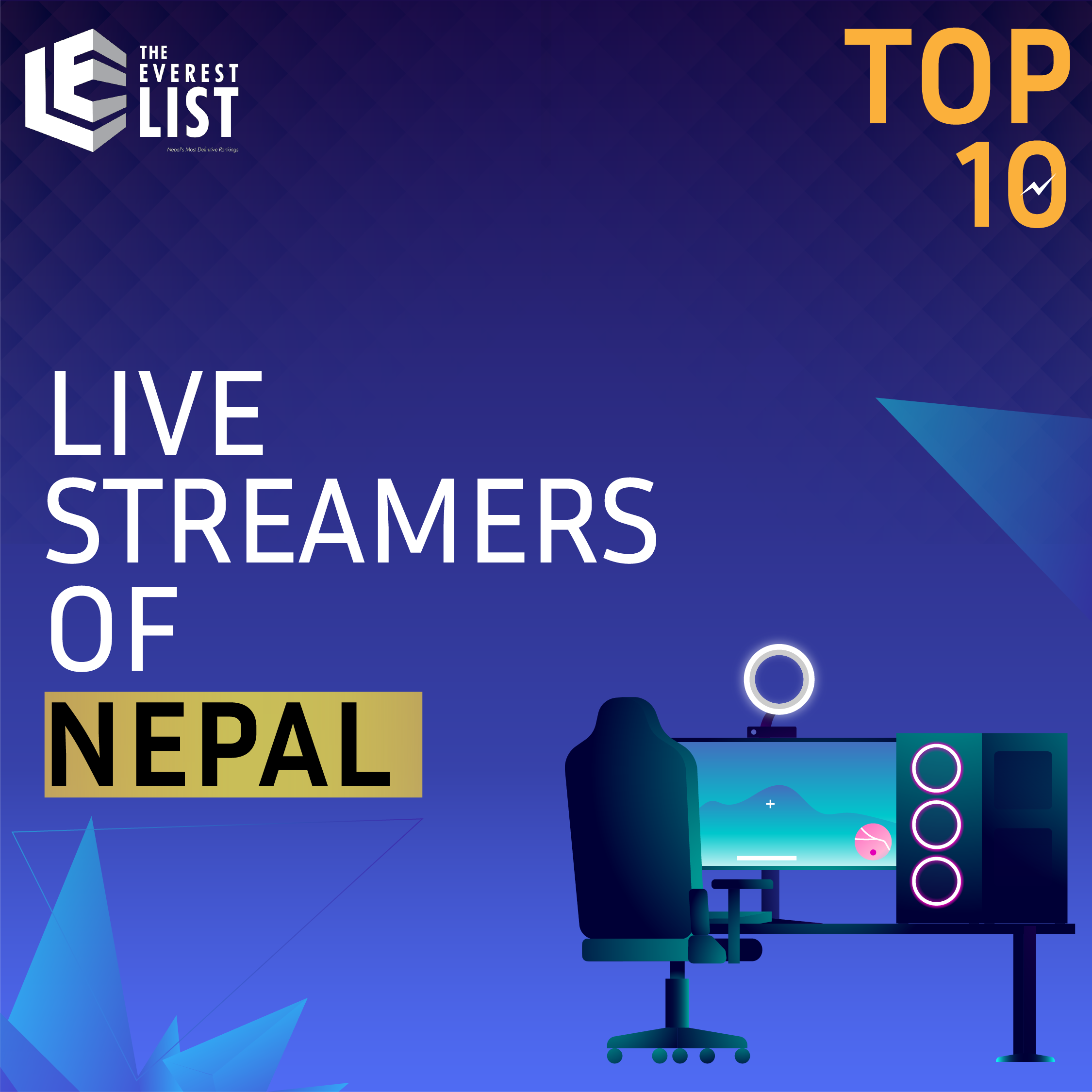 TOP 10 STREAMERS IN NEPAL